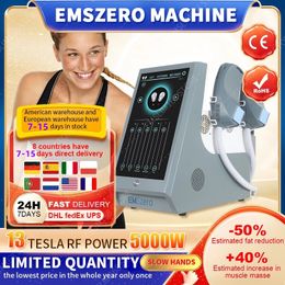 Super groot scherm draagbare DLS-emslim elektromagnetische afslank schoonheid Emszero abdominale magnetische spierstimulator High Power