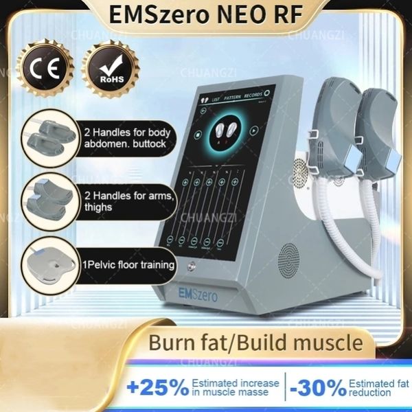 Super grand écran portable DLS-EMSlim beauté amincissante électromagnétique EMSzero stimulateur musculaire magnétique abdominal coussinets pelviens disponibles sortie d'usine