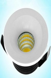 Super LED Micro Micro Miniature Small Alivable Alivable 5W LED Downlight COB DUMMABLE DOWN CHARD CHARD BLANC AC85265V6611624