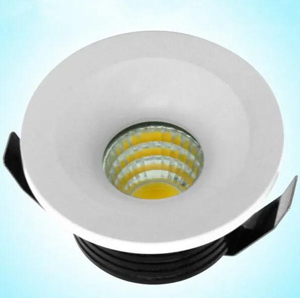 Super led empotrado micro miniatura pequeño ajustable mini 5W LED downlight COB luz descendente regulable blanco frío cálido AC85-265V