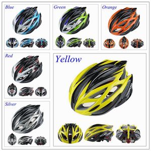 Super léger 220 g 21 trous vélo de route casques vélo pièces hommes jaune / vert / bleu / orange / rouge / argent / jaune Livestrong casque de vélo