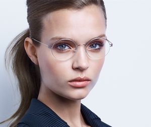 Super licht Denemarken Eyewear Lasses Frame Retro Ronde Brillen Frame Myopia Bril Oculos de Grau Eyewear Original Case