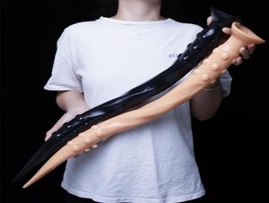 Dildo anal homosexuel super long avec aspiration de la ventouse