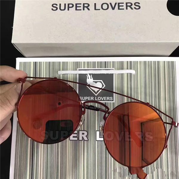 Super Lovers SL 035 Gafas de sol Diseñador de marca de alta calidad Moda Mujer Diseñador de marca Gafas Estilo retro Protección UV con caja original