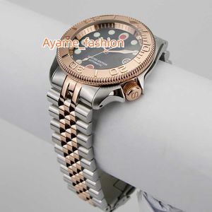 Montre-bracelet pour hommes, cadran Super lumineux, aiguilles 4H, horloge NH35, dôme automatique 20ATM, verre saphir, SKX007