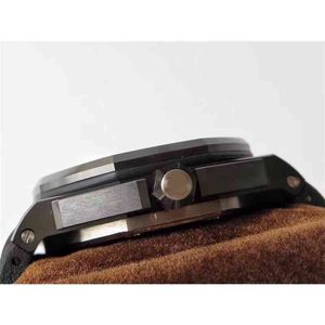 Super Mens Automatic Cal.3120 Men de montre Céraque en carbone Céramique Caoutchouc de fibre de carbone 15706 15707 Date Diver 42 mm montres-bracelettes
