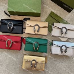 Super mini sac Cross Body sacs à bandoulière portefeuilles à chaîne pour femmes sacs à main d'embrayage 13 couleurs Différents matériaux et couleurs se traduisent par de nombreux styles au choix