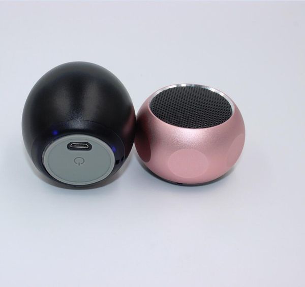 Haut-parleur sans fil Bluetooth Super Mini Mode Cylindre en alliage d'aluminium moderne Appels Mains libres TF Carte Musique Basse Subwoofer Stéréo
