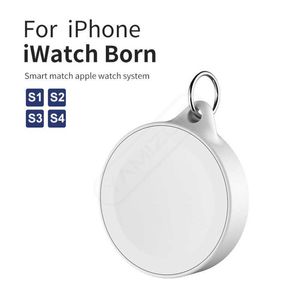 Super Mini Portable Wireless Charger For iWatch 8 7 Se 6 5 Charging Dock Station USB Chargers Cable For iWatch Series 4 3 1 With Keychain
