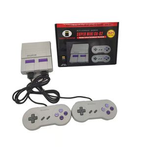 Super Mini SN-02 Console de jeu rétro avec deux contrôleurs Joueurs de jeux vidéo classiques intégrés 821 jeux 8 bits pour SFC SNES dans une boîte de vente au détail