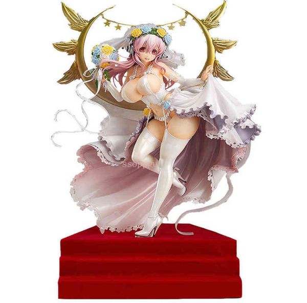 Super o L'animation 10e anniversaire Mariage Girl PVC PVC Figure Jouet 35cm Japanese Anime Figure Modèle Collectible Doll AA2203118126623