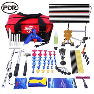 Super PDR CAR COMPARO KIT DE REPARACIￓN POPS PLATER DE MARTIDAD DE MARTIDAD DEL SLIDE HERRAMIENTA Auto Dent Retirar