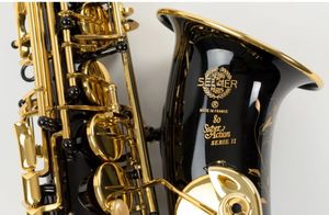 Super presterende altsax muziekinstrument zwart 80 op maat model koper professionele kwaliteit gratis verzending