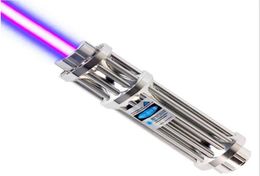 Super krachtig militair 500000m 450 nm MW Blue Laser Pointer Laser Sight Led Light Flashlight Lazer Torch Hunting5761821