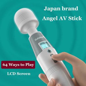 Massage Items Super Krachtige Wand Av Vibrator Seksspeeltjes voor Vrouw Clitoris Stimulator Massager G Spot Vibrating Dildo Japan Product