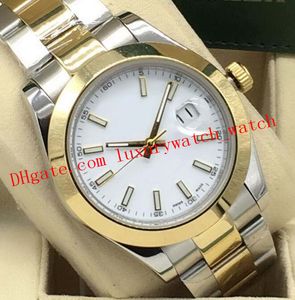 16 Relojes de lujo de estilo 116334 116300 126301 116303 Pulsera de acero de oro plateado 41 mm de moda automática para hombres Save Sapphire Glass Imploud Wristwatch