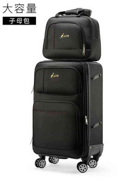 Super Qualité Haute Capacité Sacs À Main Et Bagages À Roulettes Format Pouce Spinner Marque Voyage Durable Valise J220708 J220708