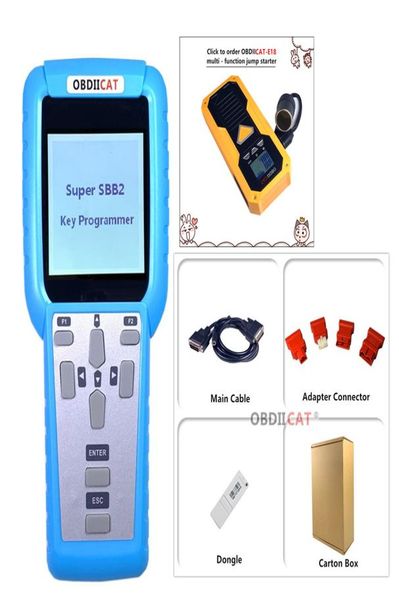 Super SBB2 programmeur de clé automatique portable Super Scanner SBB 2 programmeur de clé IMMOOdometerTPMSEPSBMS prend en charge les voitures multimarques5166023