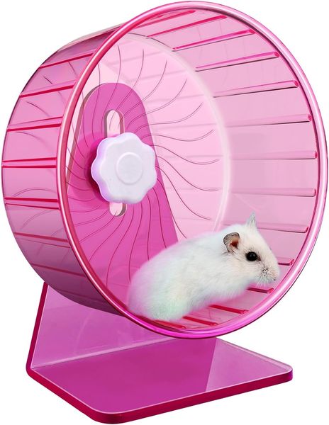 Roues d'exercice Super silencieuses pour Hamster, exercice pour Hamsters sur support réglable