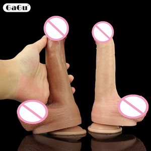 Super Skin Feelt Realistic Dildo Soft Silicone enorme grote penis met Suction Cup sexy speelgoed voor sexy shop vrouwen man masturbatie