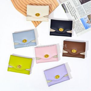 Portefeuille en cuir PU Super fin et doux de couleur unie, Mini portefeuille pour cartes de crédit, fermeture éclair, porte-cartes pour femmes, petit porte-monnaie