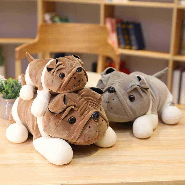 Súper Suave 2552 Cm Kawaii Animales de Peluche Shar Pei Perros Cojín Hogar Sofá Cojín Perro de Peluche ldren Juguete para Dormir Lindo Regalo J220729