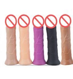 Dildo flexible super doux pour le pénis réaliste artificiel débutant fausse bite pour femmes masturbatrices adultes