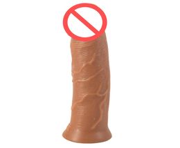 Consolador súper suave flexible para principiante pene realista artificial falsa polla falsa para mujeres masturbator adulto lesbiano sexo juguete 5 C8493651