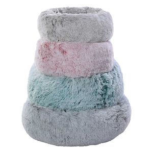 Super doux en peluche lit de chien tapis de chat de luxe lit pour animaux de compagnie animaux de compagnie chenil grand et petit canapé pour chute et vente en gros 211009