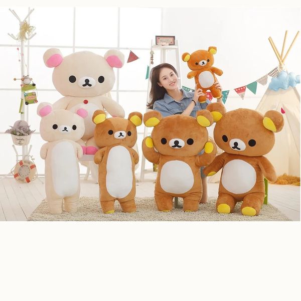 Super doux Rilakkuma poulet en peluche jouet mignon dessin animé ours en peluche poupée décoration de la maison jouets enfants copines cadeau d'anniversaire 240123