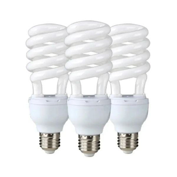 Lámparas de ahorro de energía de luz súper espiral Tubos E27 5-65W Lámparas de decoración retro Lámpara LED AC220V Decoración del hogar