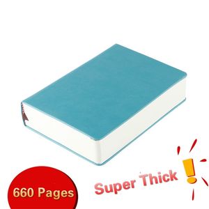 Super Thicken Sketchbook Notebook 660 Pagina's A5 A6 A4 Blanco School Diary Travellers Schildertijd Tijdschrift Zacht leer 210611