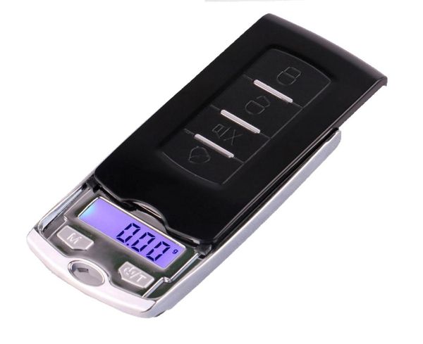 Mini báscula portátil súper pequeña para joyería de bolsillo 200g100gX001g báscula digital para llave de coche balanza de peso balanza en gramos cute7959639