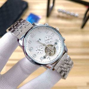 Super koppel vliegwiel luxe horloges voor heren Pate Philipp heren Baida Steel Band Mechanical WatchWristWatches Fashion Watch Nautilus