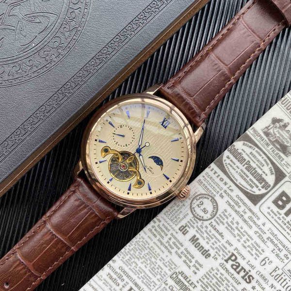 Super Torque Flywheel Luxury Watches For Mens Pate Philipp Good to Vendre Baida Mechanical Belt Men's's Romewristwatches Fashion Nautilus