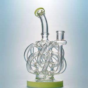 Super Vortex glazen bong Dab Rig Tornado Cyclone Recycler Rigs 12 Recycler Tube Waterleiding 14 mm gezamenlijke olieplatforms Bongs met Heady Bowl 12 LL