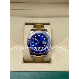 Super Watch V5 Cinq étoiles lunette en céramique cadran bleu saphir date 40 mm automatique mécanique en acier inoxydable montre-bracelet lumineuse pour homme
