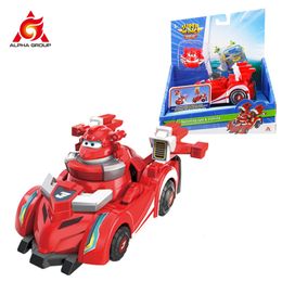 Super Wings Spinning Jett Mode Vehicle Supon de Spin Transformation Anime Kid Toys 240119