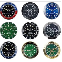Súper relojes de pulsera Reloj de pared de lujo Silent Metal Metal Moder Moder