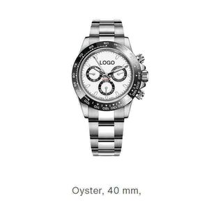 SUPERCLONE Datejust RO horloges luxe ontwerper 40 mm automatisch mechanisch herenhorloge roestvrij stalen armband sport