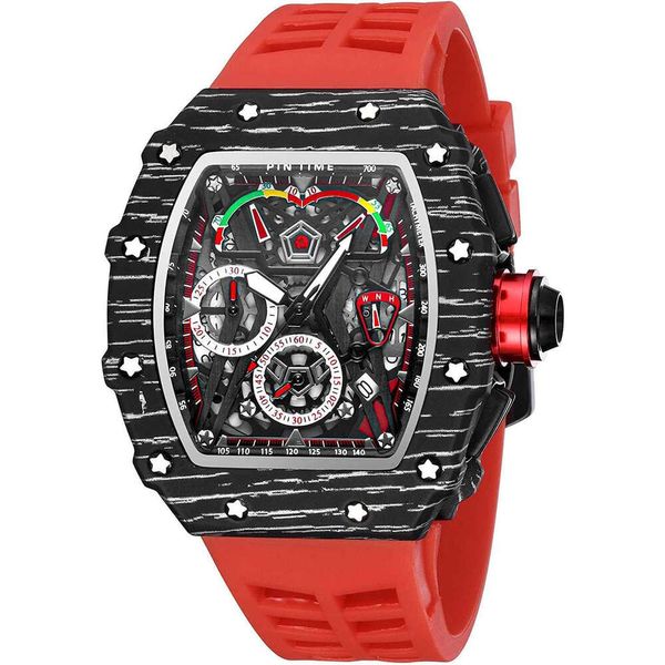 Superclone Richar Millers reloj automático para hombres cronógrafo Relojes de pulsera con cronógrafo súper mecánico Rm5003 FANMIS Mens Luxury Simulates Punk Time Uniqu 8MFF