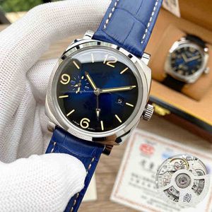 SUPERCLONE VS 45mm Pam montres en cuir en acier inoxydable 316l pour homme couleur bleue automatique étanche couleurs montres-bracelets Design 22