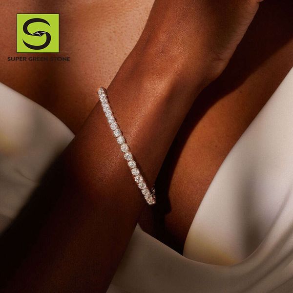 Supergs Sgsb009 chaîne de diamant fait à la main et réglable Hiphop bijoux fins bijoux de croix bracelet à breloques en diamant
