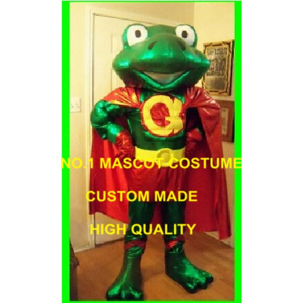 Super-héros mascotte costume adulte super-héros grenouille thème anime cosply carnival anniversaire sophommante mascotte 1769 mascotte costumes