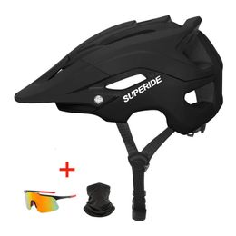 Superide extérieur respirant Casque de cyclisme à vélo tout intégralement XC MTB Bicycle Ultrawight Mountain Road Bike 240422