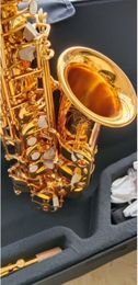 Marque personnalisée de qualité supérieure japon yas-62 saxophone e-flat sax alto goldpiece ligature ligature reed cou instrument de musique