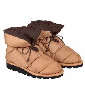 Chaussures de luxe de qualité supérieure Designer Femmes Casual Chaussures de coton d'automne et d'hiver Bottes courtes de neige à semelles épaisses 35-41 avec boîte