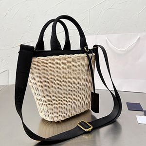 Sacs fourre-tout tissés de qualité supérieure Panier de légumes nouveau sac de paille de plage de vacances d'été Sac à provisions de grande capacité sacs à main en diagonale pour femmes