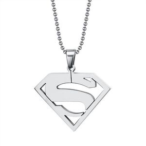 Superman colgante collares de Superman colgantes joyería para hombres mujeres PN-0022874