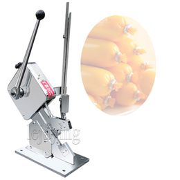 Supermarkt plastic zak sealer pakking machine u-vorm sausage klipper handmatige spekje afdichtmachine ham worstzak packer